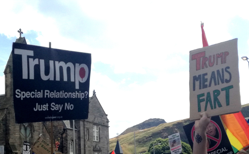 Illustration for article titled Scottish anti-Trump photo dump (long and comprehensive!)